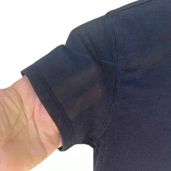 Athleta Black Mesh Short Sleeve Tee Shirt
Athleisure Yoga Running sz XXS - Picture 5 of 6